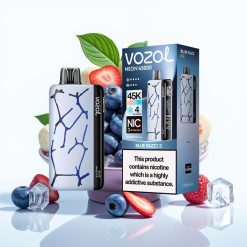 Vozol Neon 45K 45000 Puffs Adjustable Ice Airflow Disposable Vape Zilā Aveņu Ledus