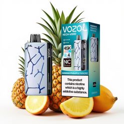 Vozol Neon 45K 45000 Puffs Adjustable Ice Airflow Havajiešu Ananāsu Paradīze