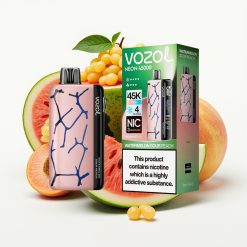 Vozol Neon 45k 45000 Puffs Adjustable Ice Airflow Arbūzs Skābs Persiks